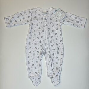 Kissy Kissy Baby Pajamas Long Sleeve Sleeper Zipper Footie Pjs Newborn Hedgehogs